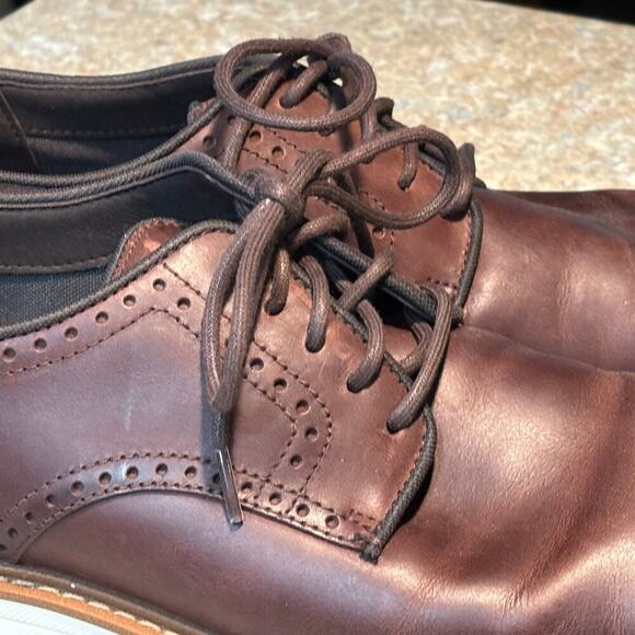 Cole Haan Men's Classic Brown Go to Plain Toe Lace Up Oxfords Size 11M - Picture 2 of 12